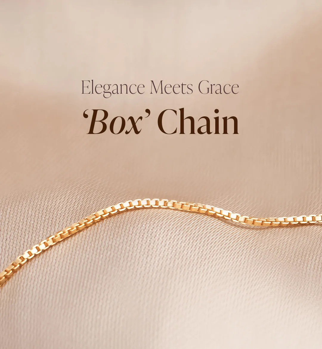 Lottie Box Chain Necklace