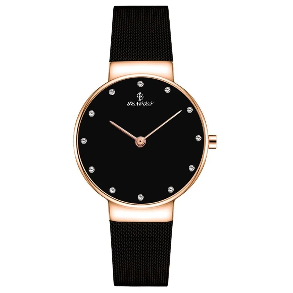 Luxury Casual Ultra-Thin Leisure Milan Strap Minimalism Ladies Watch