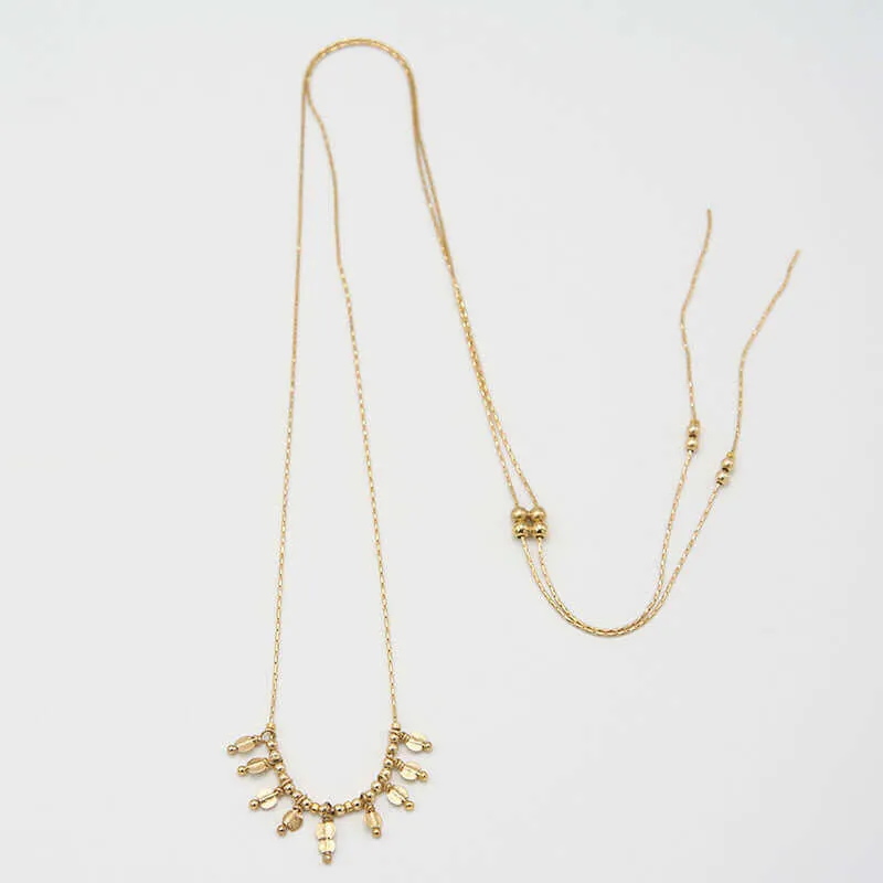 LUZ ADJUSTABLE CHARM NECKLACE