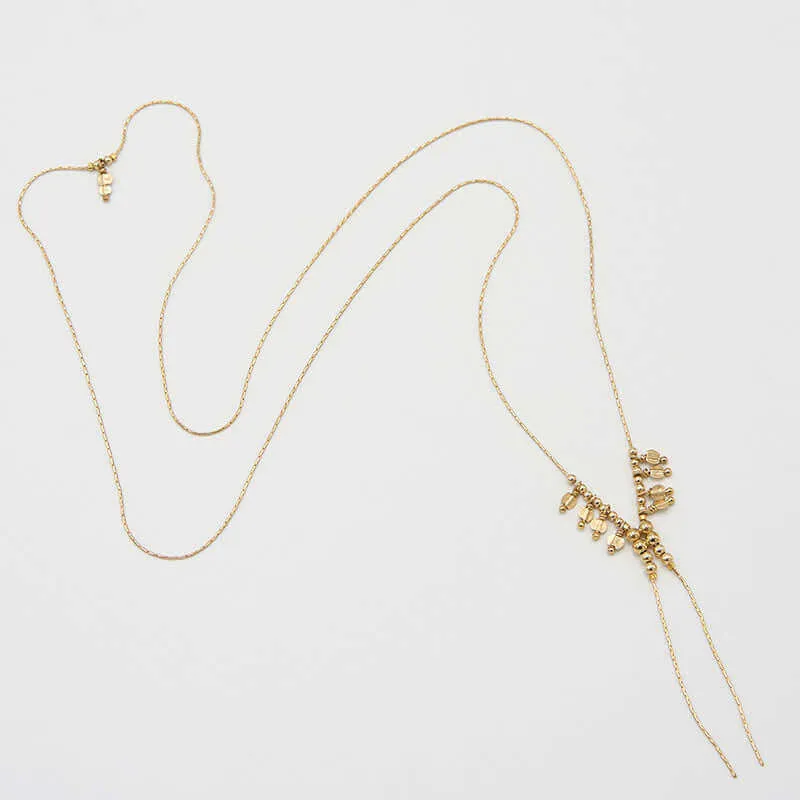 LUZ ADJUSTABLE CHARM NECKLACE