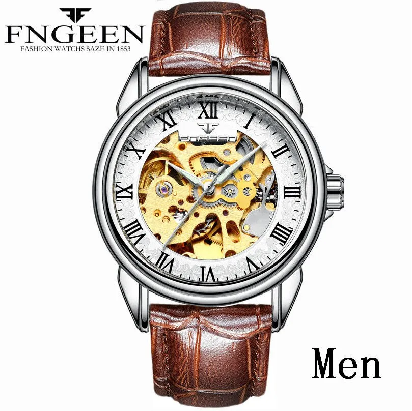 Men's Luxury Automatic Mechanical Watch | Tourbillon Clock | Gold Fashion Skeleton | Top Brand Wristwatch