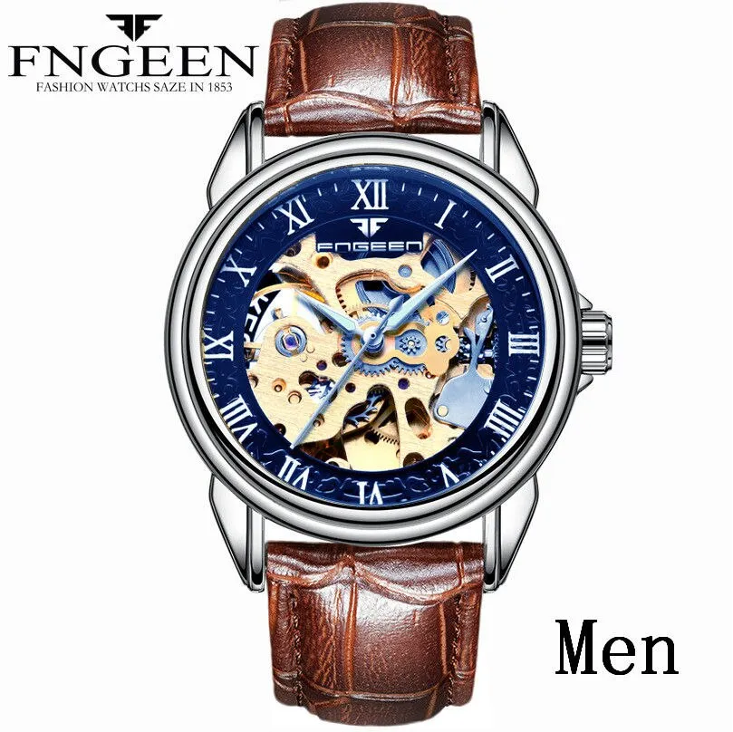 Men's Luxury Automatic Mechanical Watch | Tourbillon Clock | Gold Fashion Skeleton | Top Brand Wristwatch