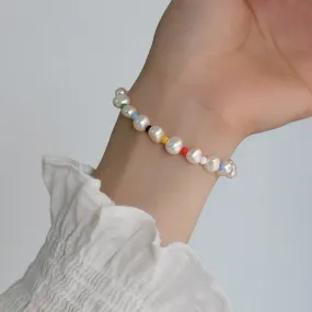 Natural freshwater pearl bracelet Gold Wedding Women Jewlery