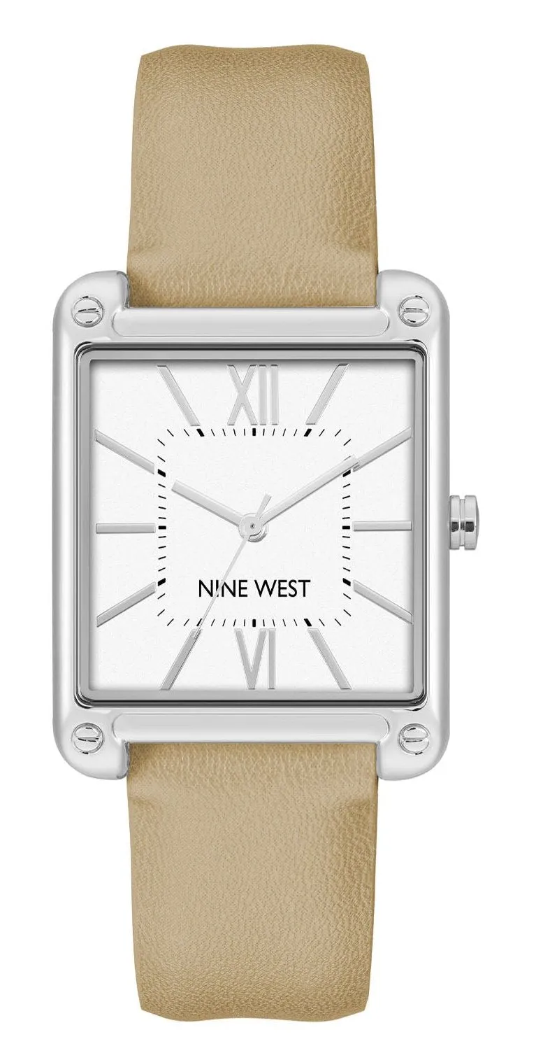 Nine West Silver Dial Analog Watch For -  Ladies NW-2117SVTN