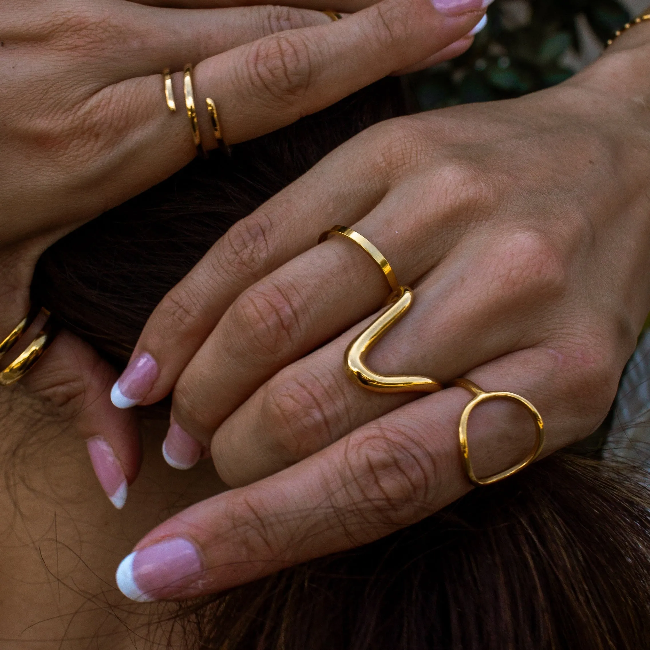 Ocean Ave Ring Gold