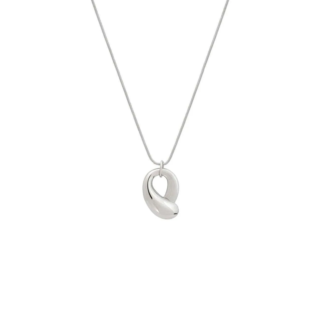 Paisley Necklace Steel