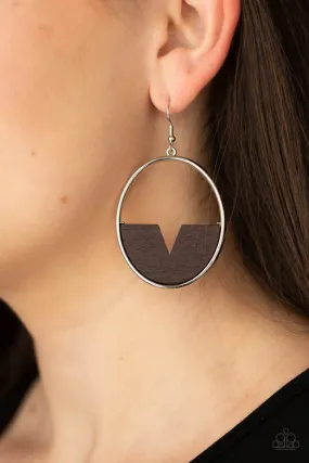 Paparazzi Earring ~ Island Breeze - Brown