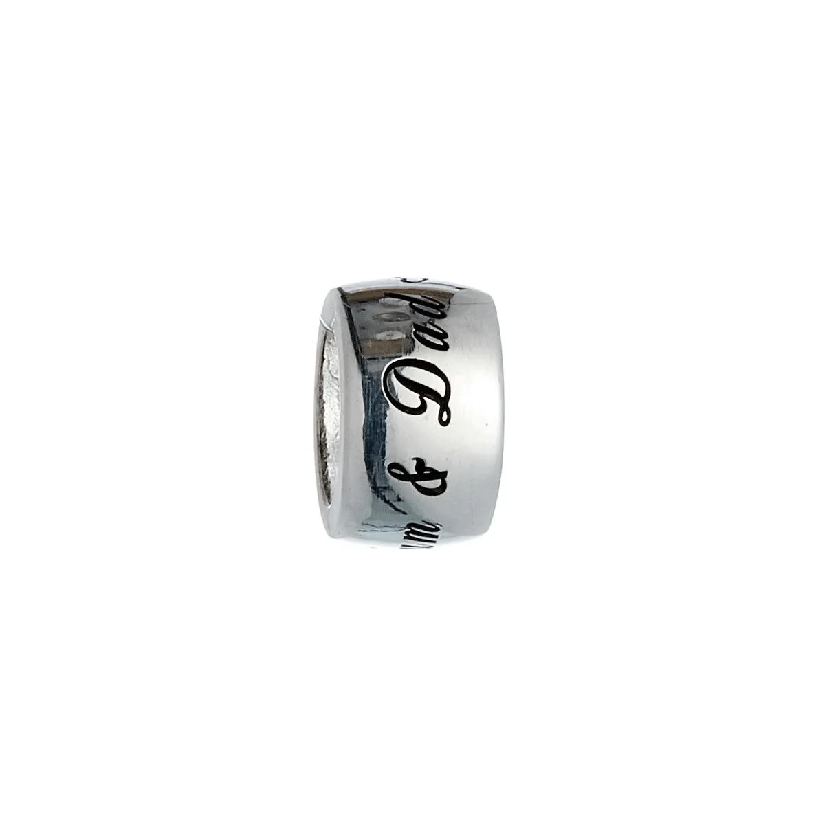 Personalised Silver Mojo Charm Bead