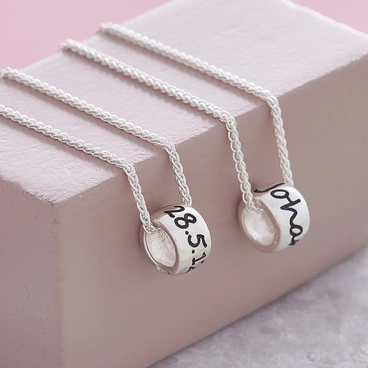 Personalised Silver Mojo Charm Bead