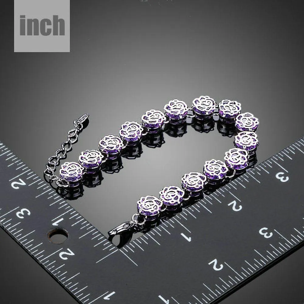 Purple Clasp Lobster Bracelet