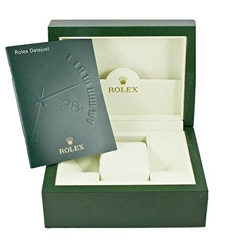 Rolex Ladys President New Style Heavy Band 18k Yellow Gold Model 179178 Fluted Bezel White Roman Dial