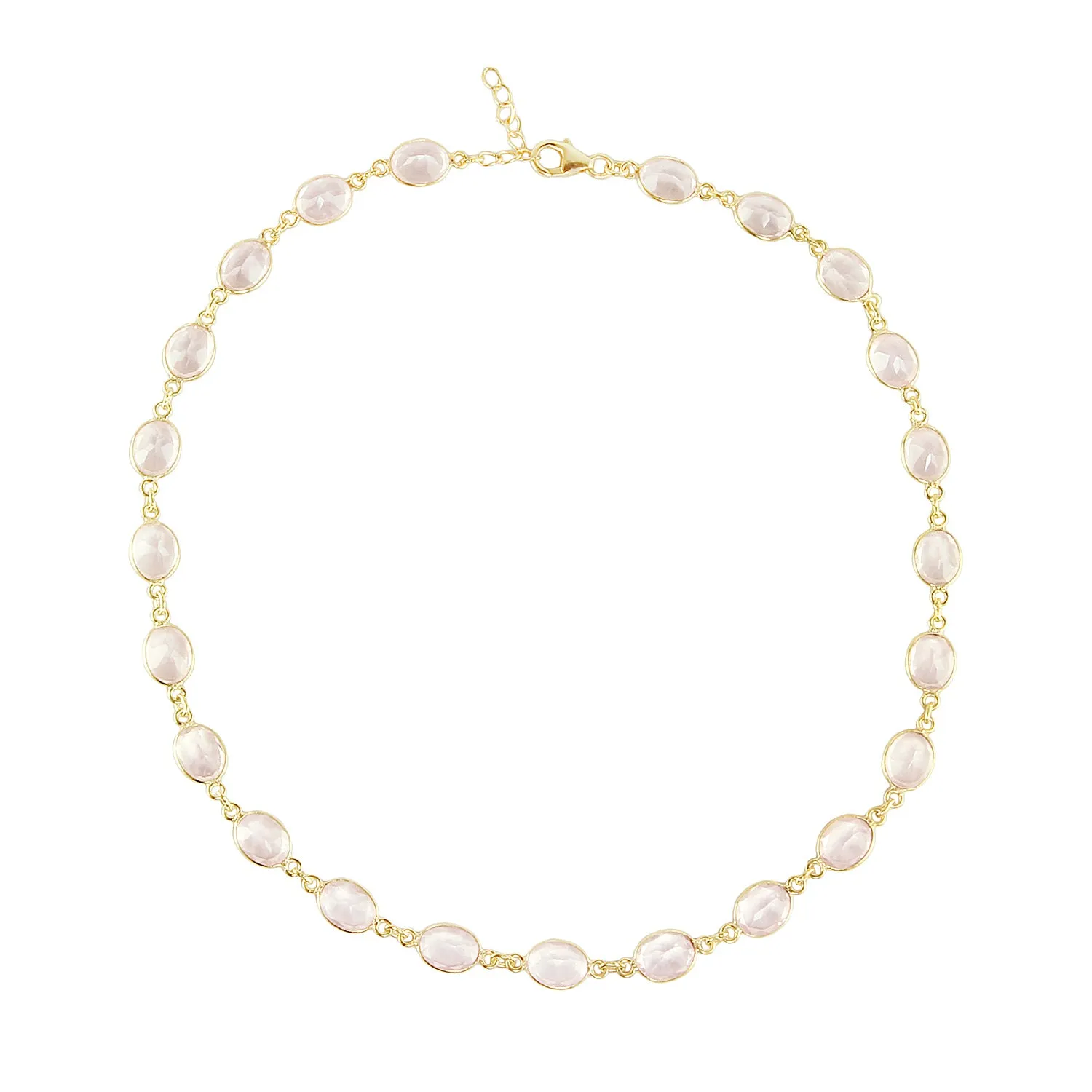 Rose Quartz Vivian Necklace