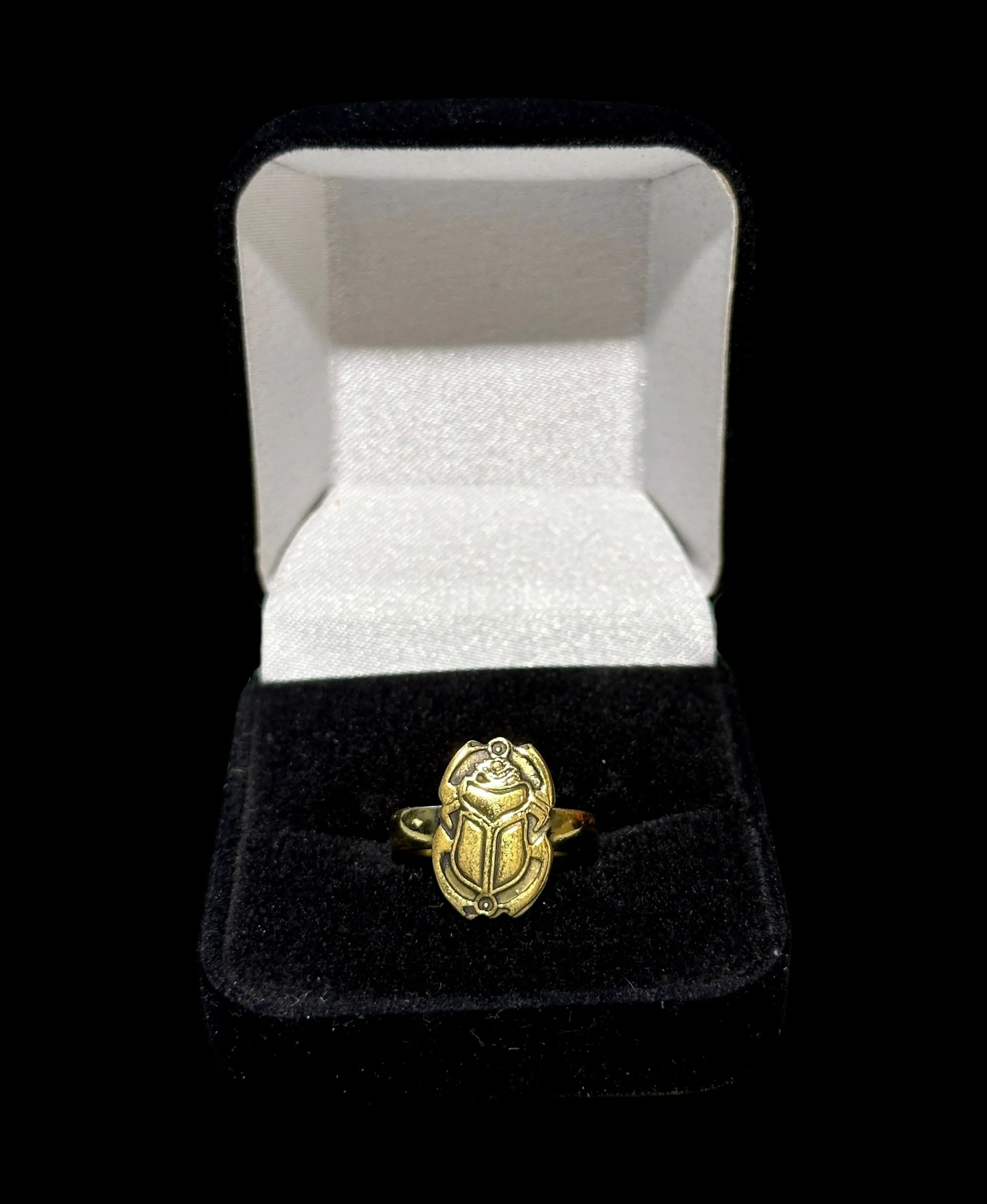 Scarab Ring - Brass