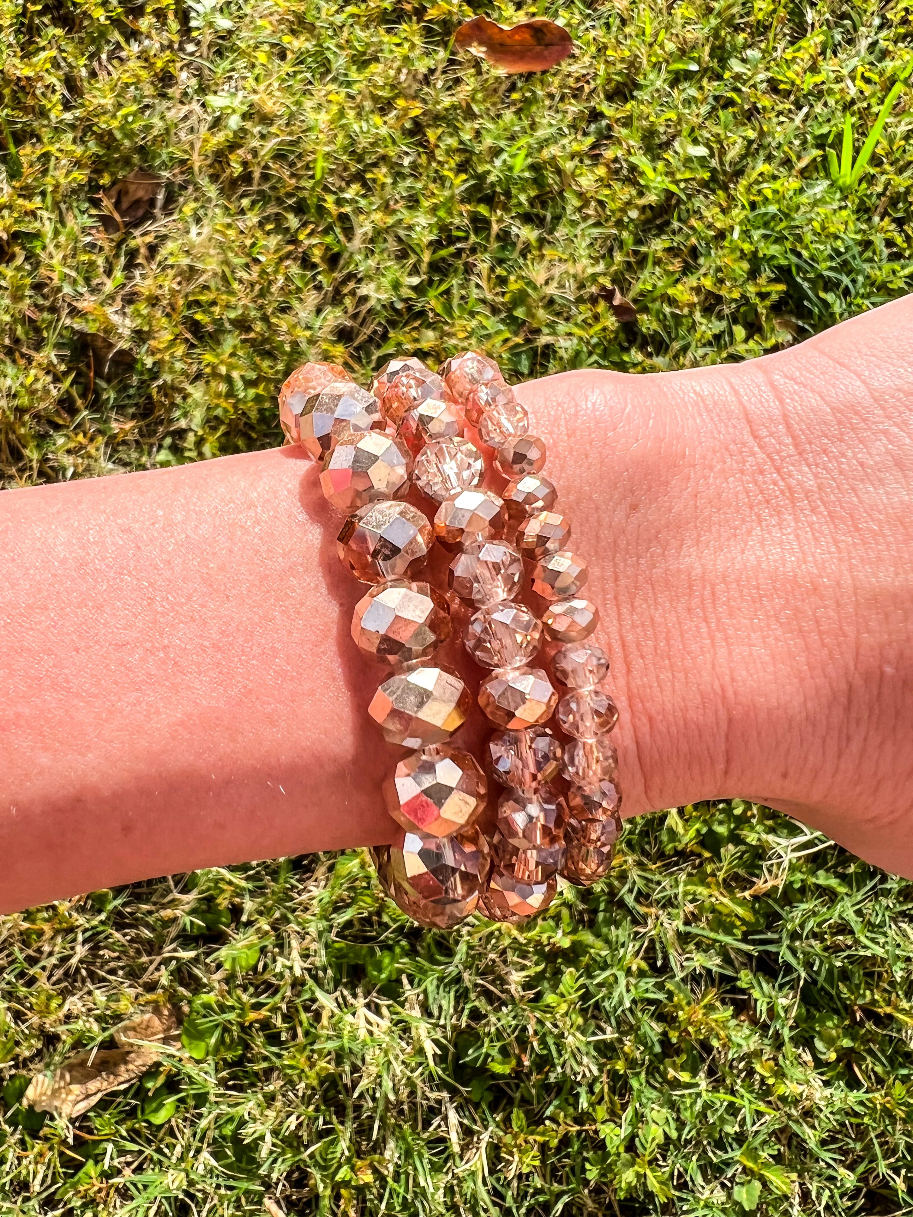 Shine Bright Beaded Bracelet - Various Colors!