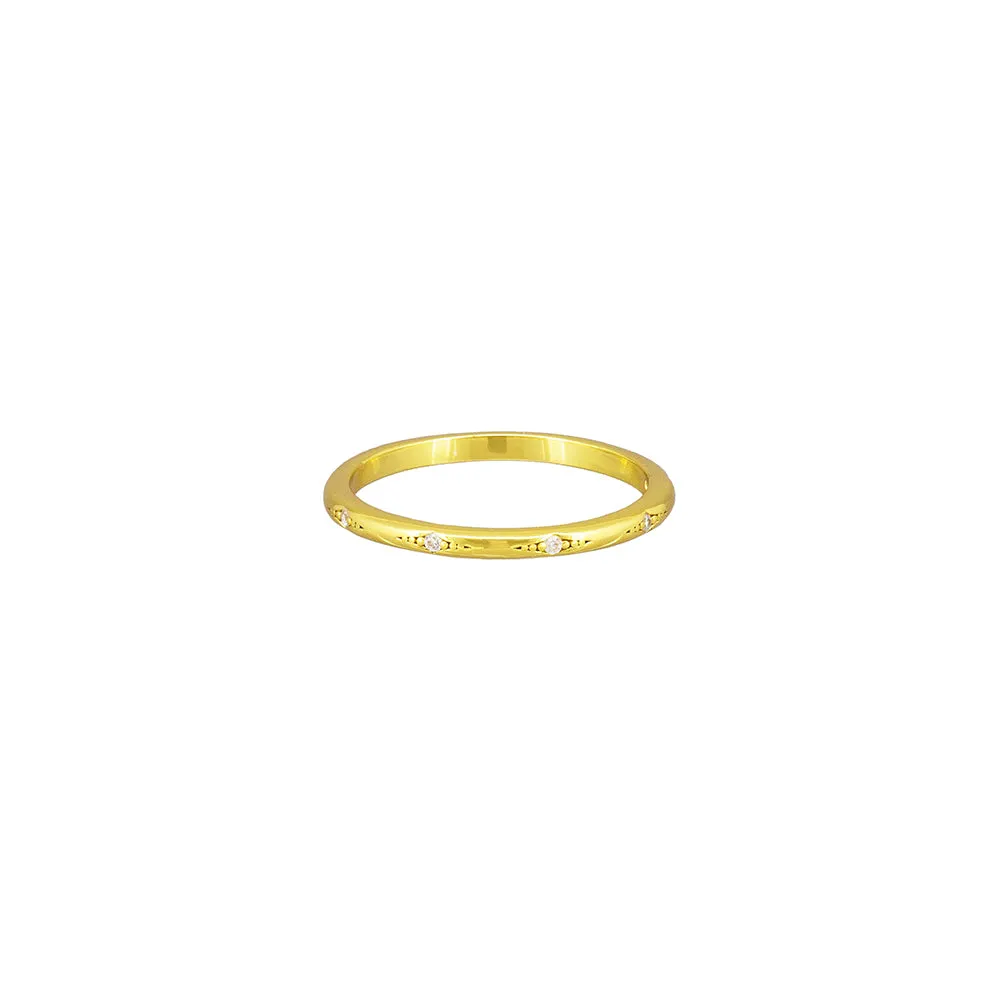 Steph Ring Sterling Silver - Gold