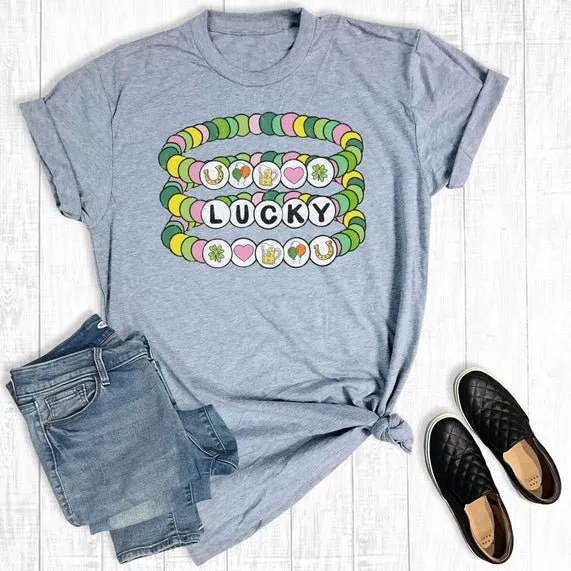 St.Patrick's Day Friendship Bracelets Graphic Tee