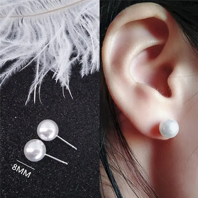 Sweet Inlaid Pearl Hollow Love Heart