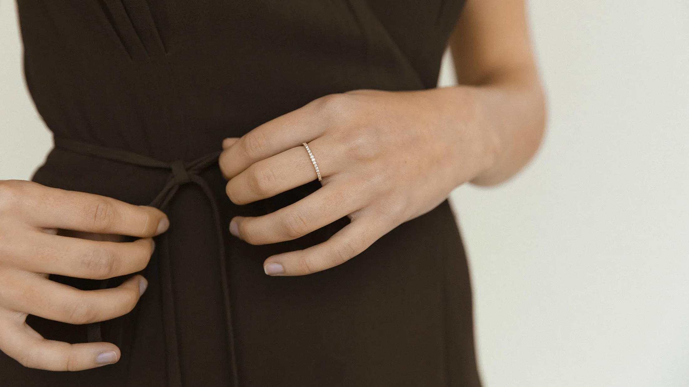 The Diamond Eternity Band Ring