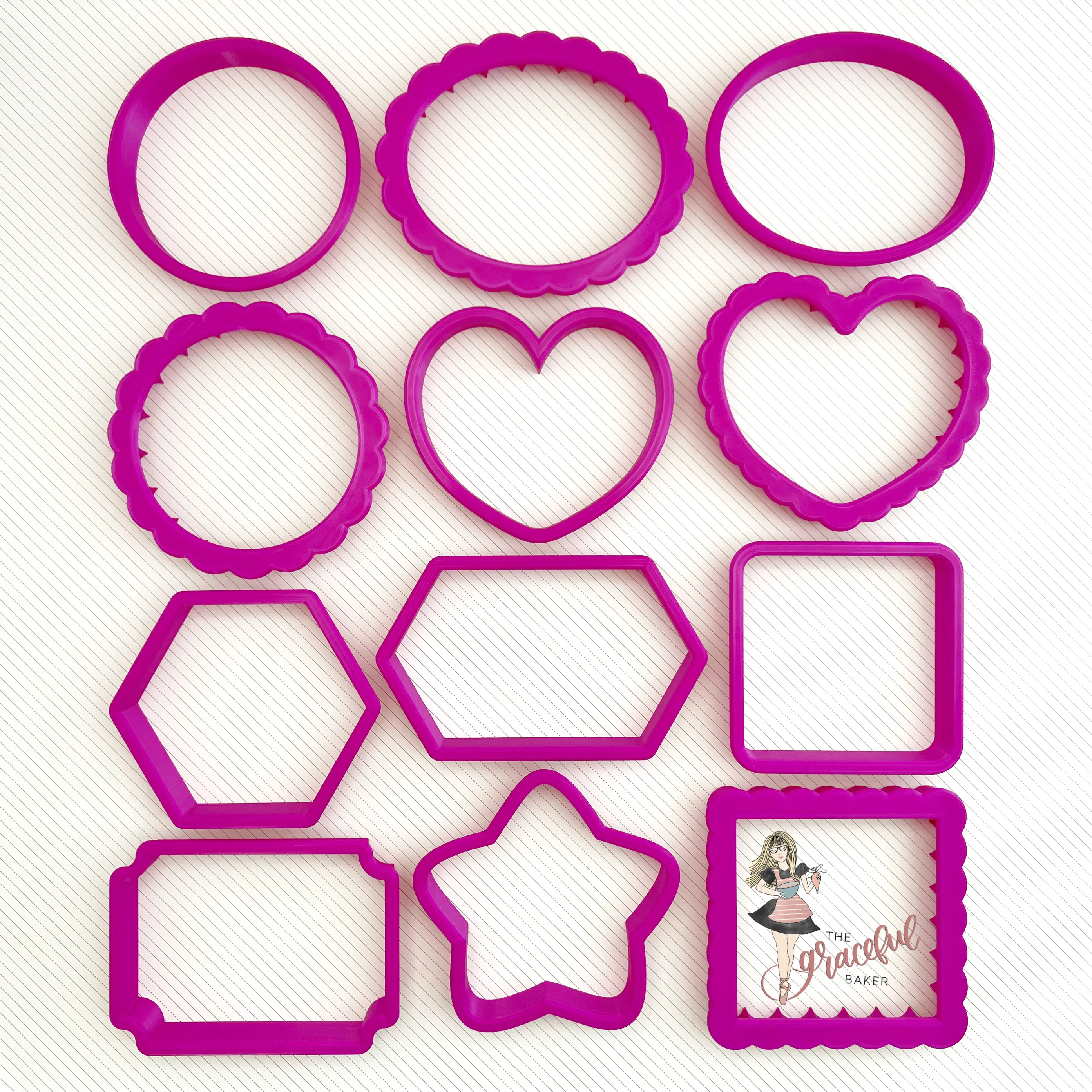 The Graceful Baker – Beginner's Bundle Cookie Cutters
