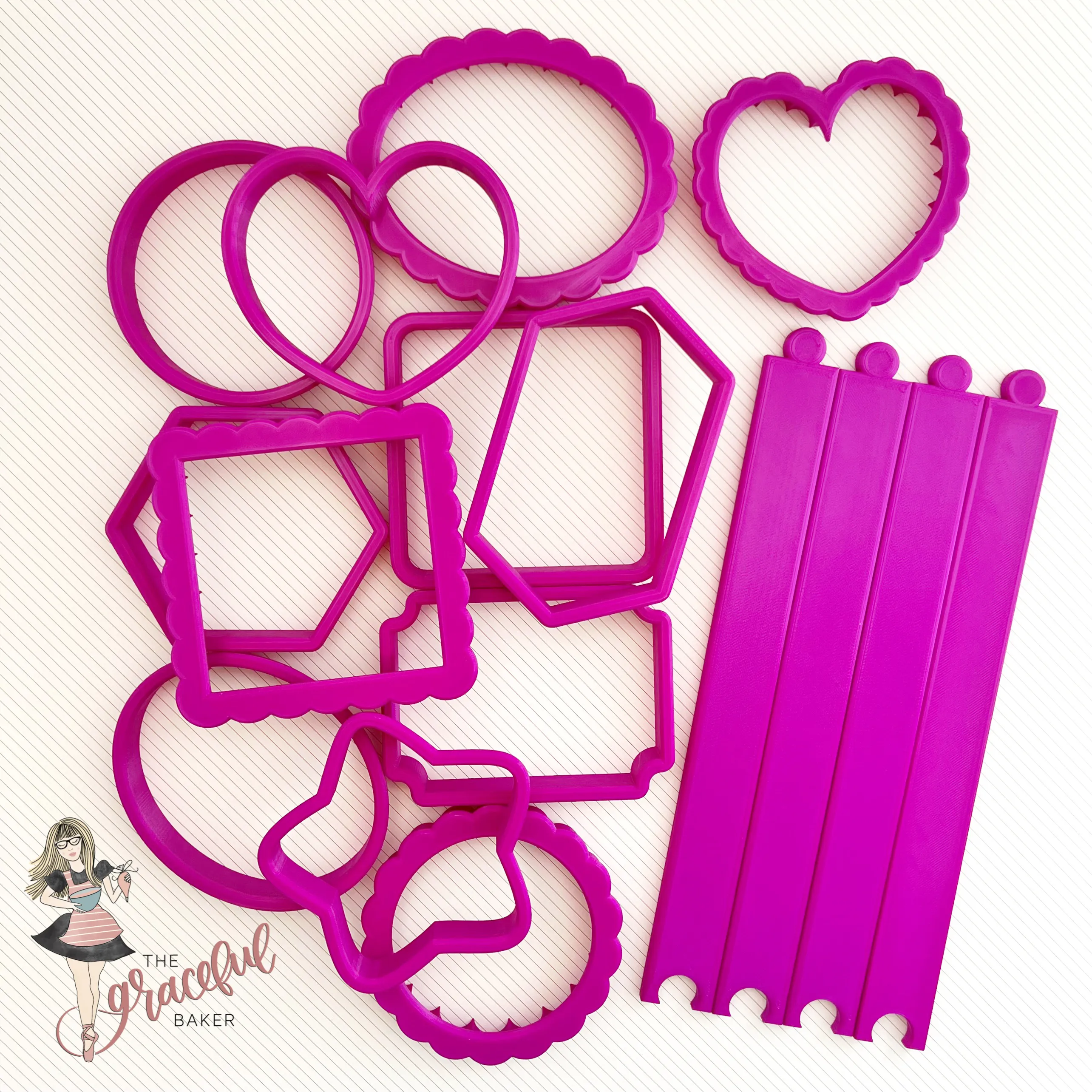 The Graceful Baker – Beginner's Bundle Cookie Cutters