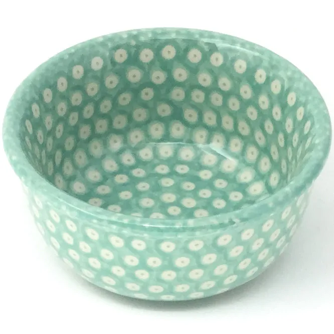 Tiny Round Bowl 4 oz in Mint Elegance