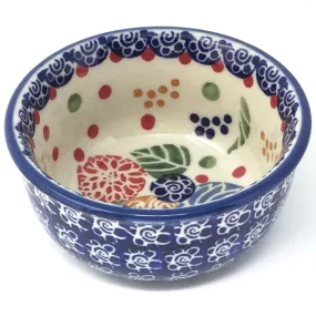 Tiny Round Bowl 4 oz in Modern Berries