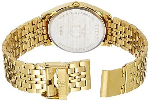 Titan Karishma Analog White Dial Men's Watch - 1636YM01
