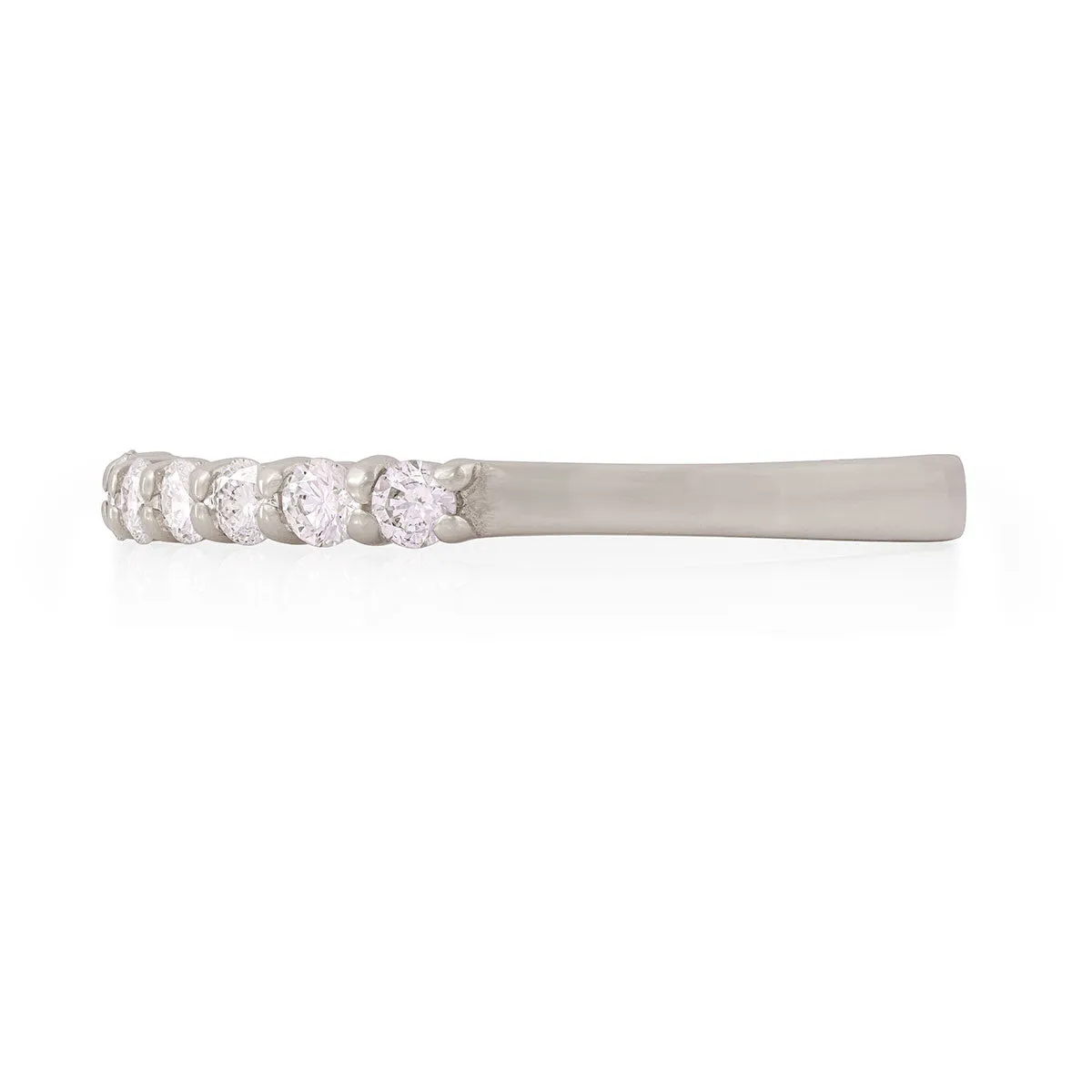Tomorrow Lab-Grown Diamond Eternity Ring - 14k White Gold Polished Band