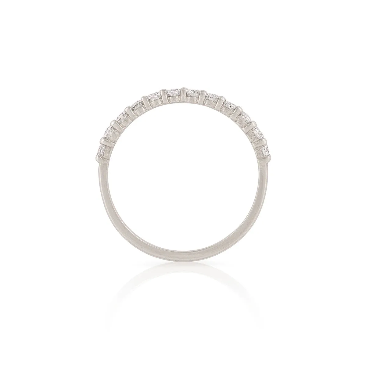 Tomorrow Lab-Grown Diamond Eternity Ring - 14k White Gold Polished Band