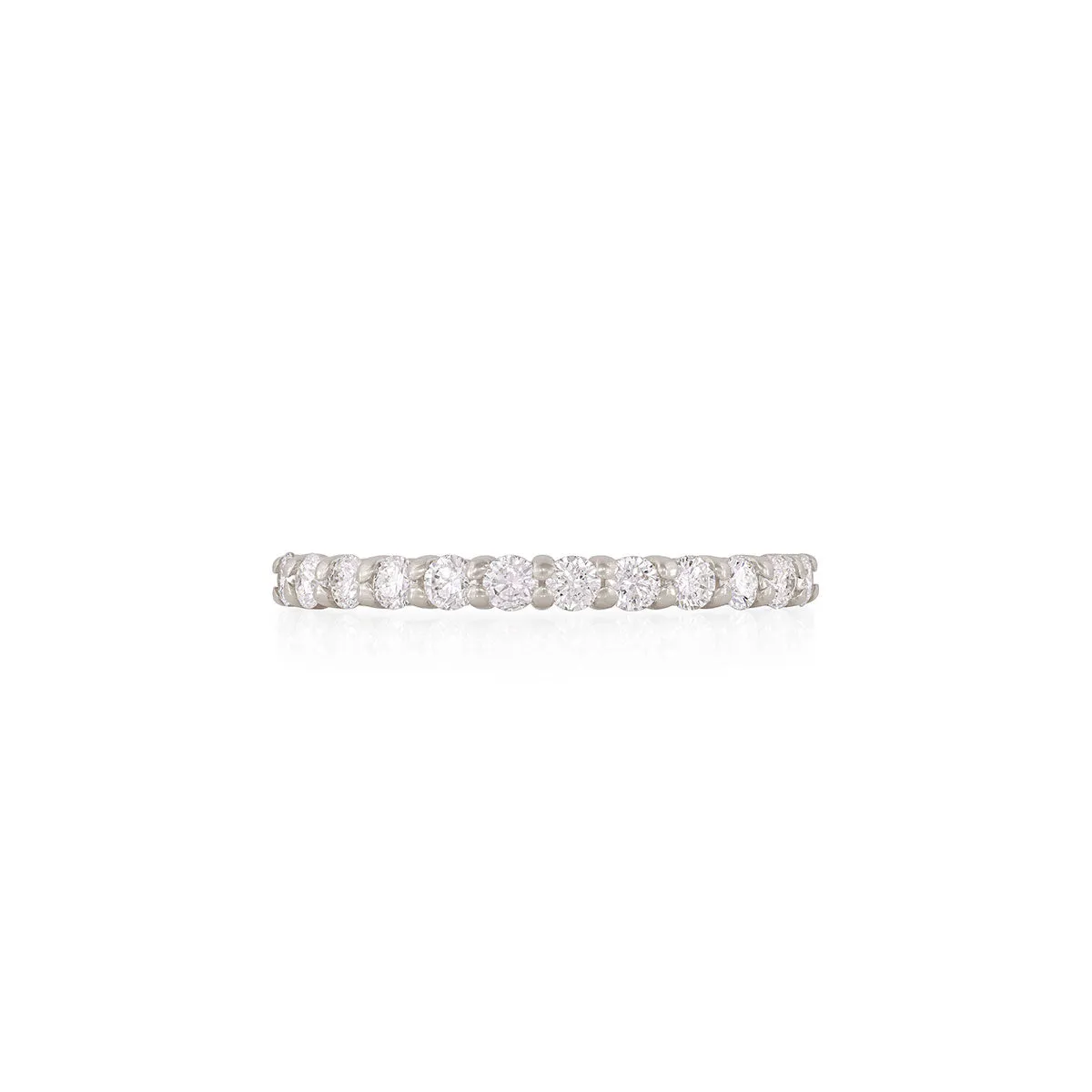 Tomorrow Lab-Grown Diamond Eternity Ring - 14k White Gold Polished Band