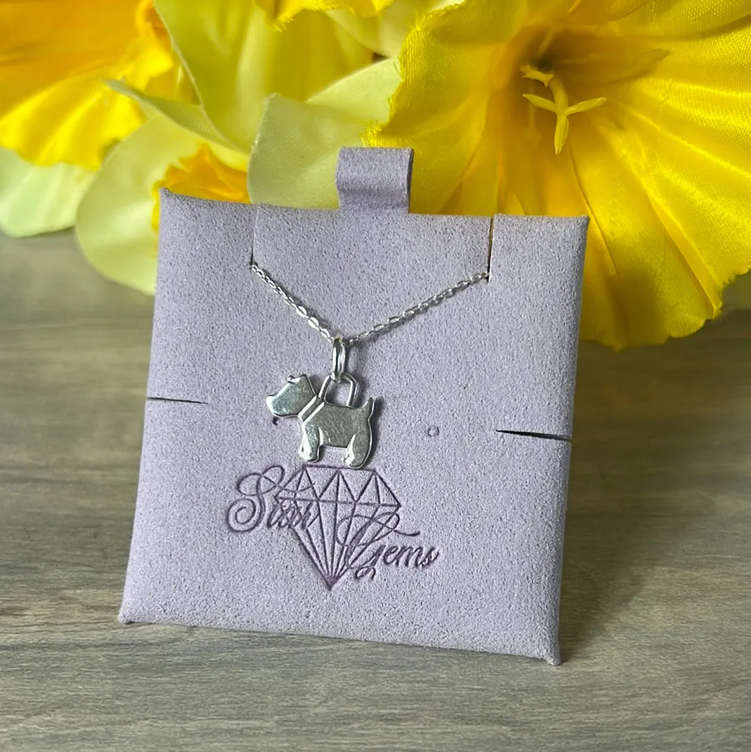 Westie Dog 925 Sterling Silver Pendant Charm
