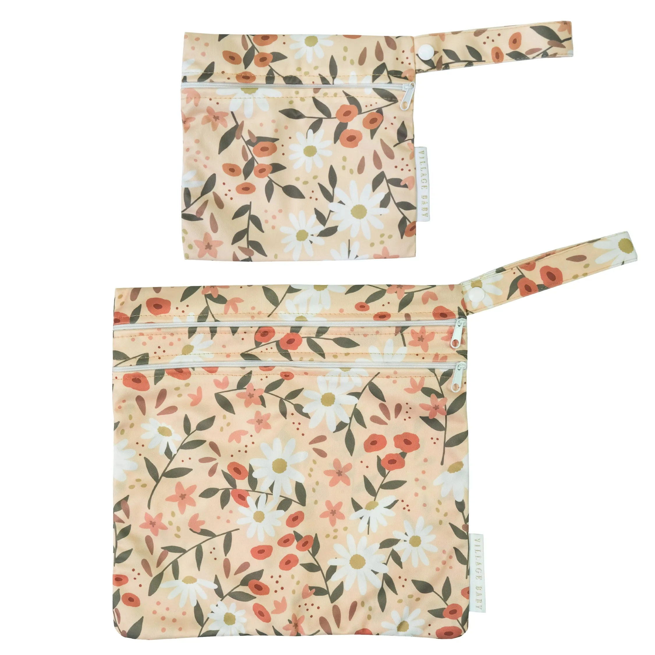 Wet Bags Set: Peach Posey